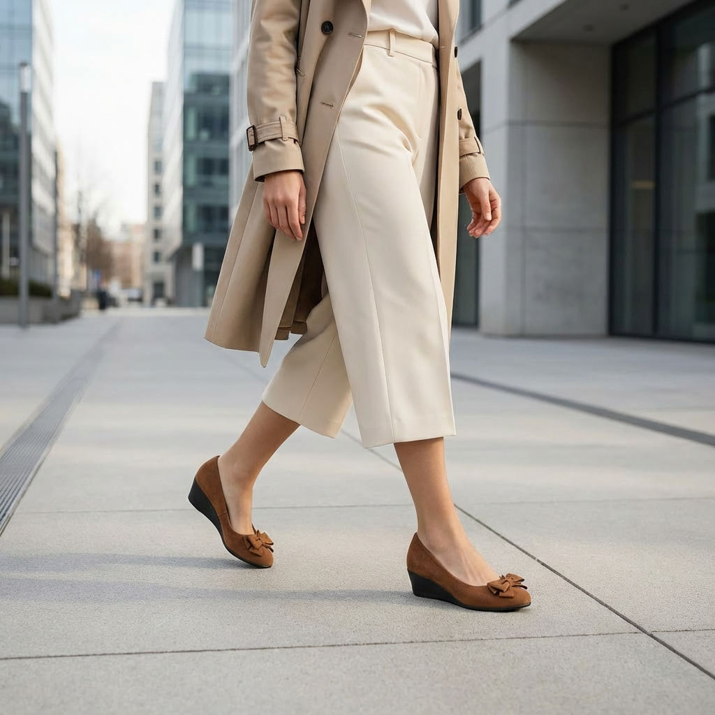 Aspen Bow Wedge Flats