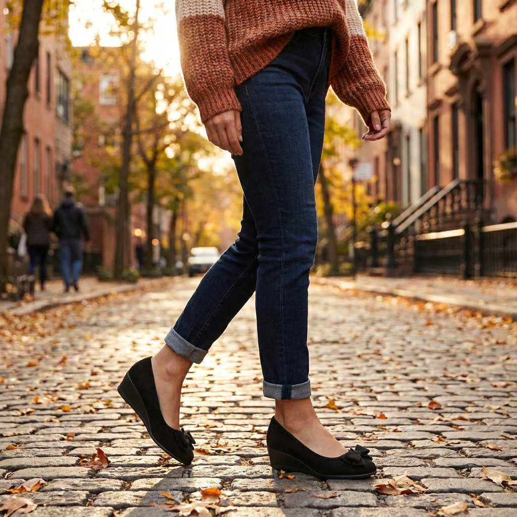 Aspen Bow Wedge Flats