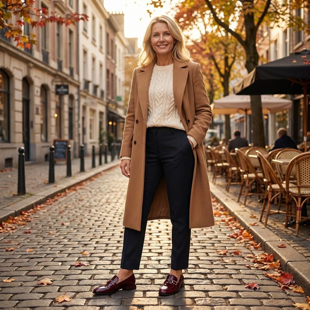 Padded Burgundy Loafers
