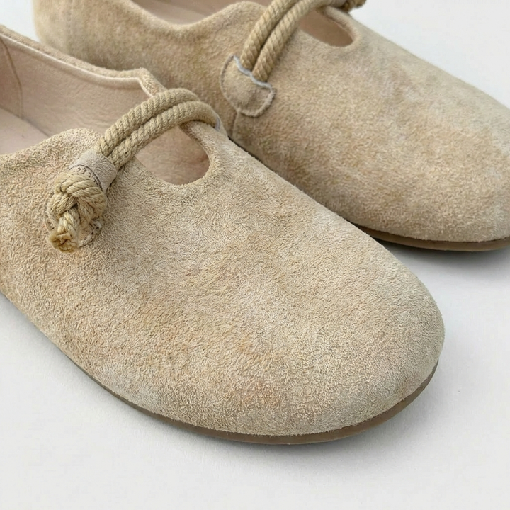 Nantucket Rope-Tie Comfort Flats