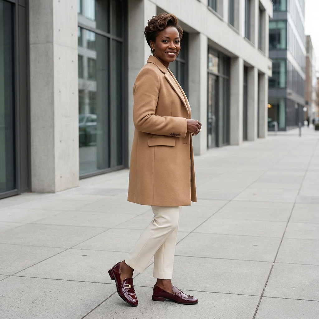 Padded Burgundy Loafers