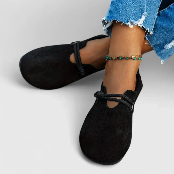 Nantucket Rope-Tie Comfort Flats