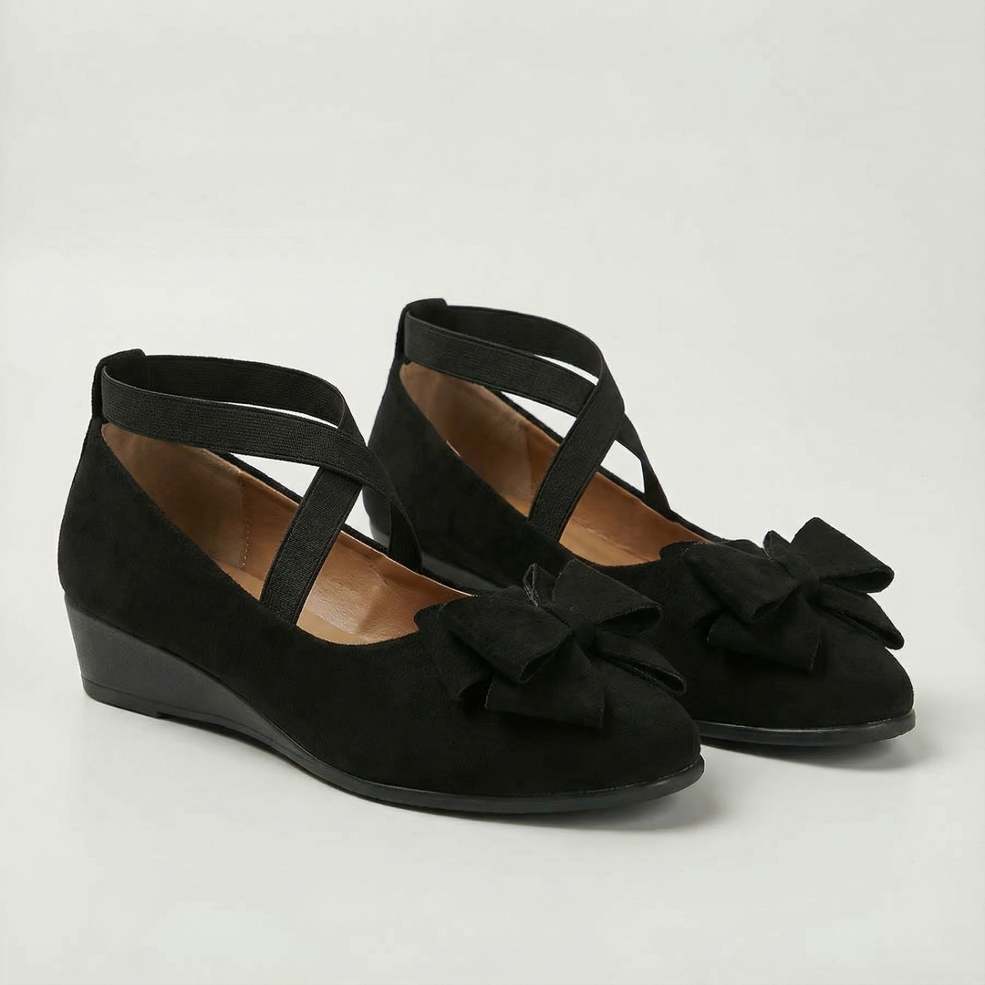 Venice Bow-Strap Comfort Flat