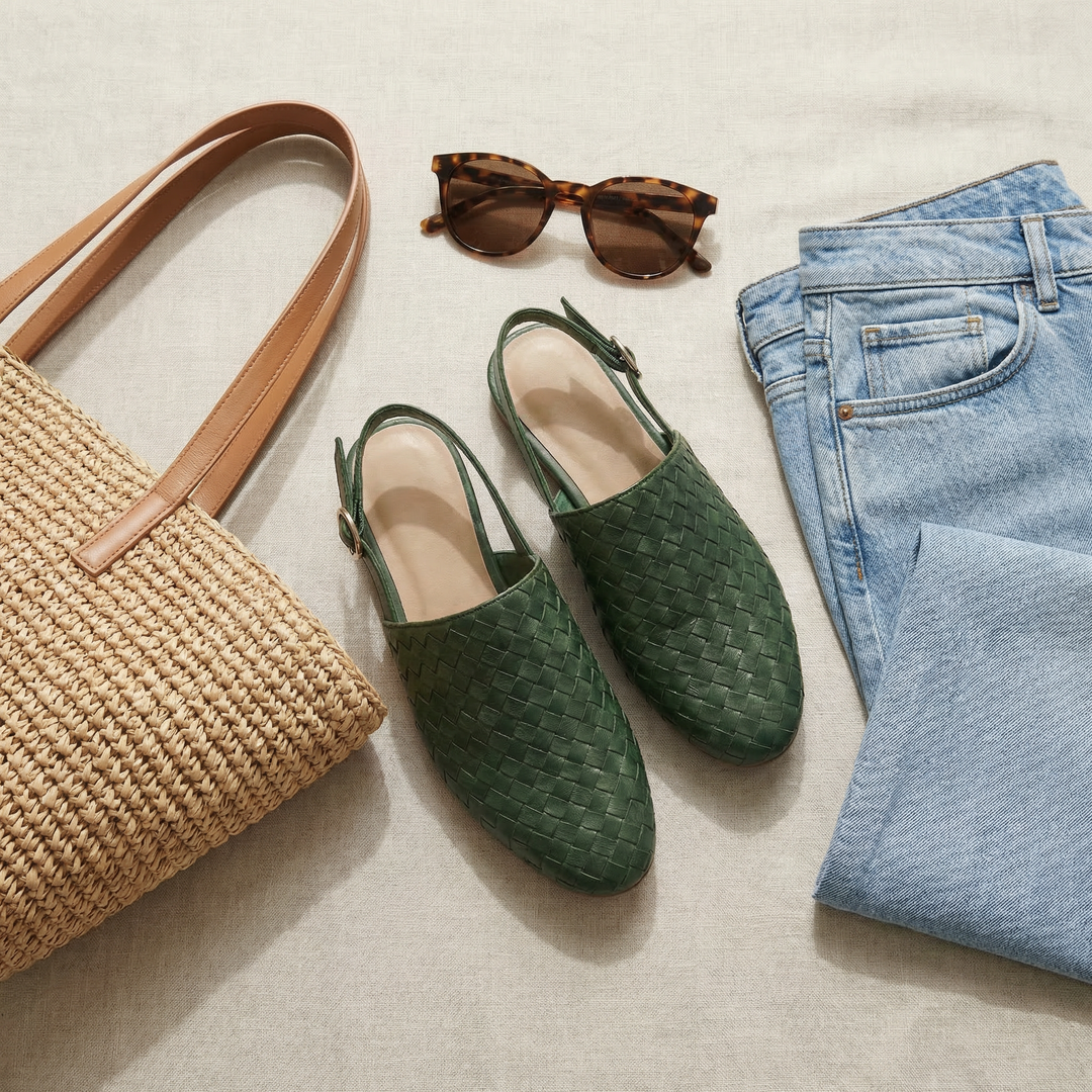 Bacalar Woven Slip-On Flats