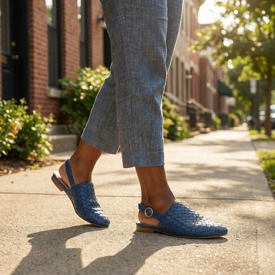 Bacalar Woven Slip-On Flats