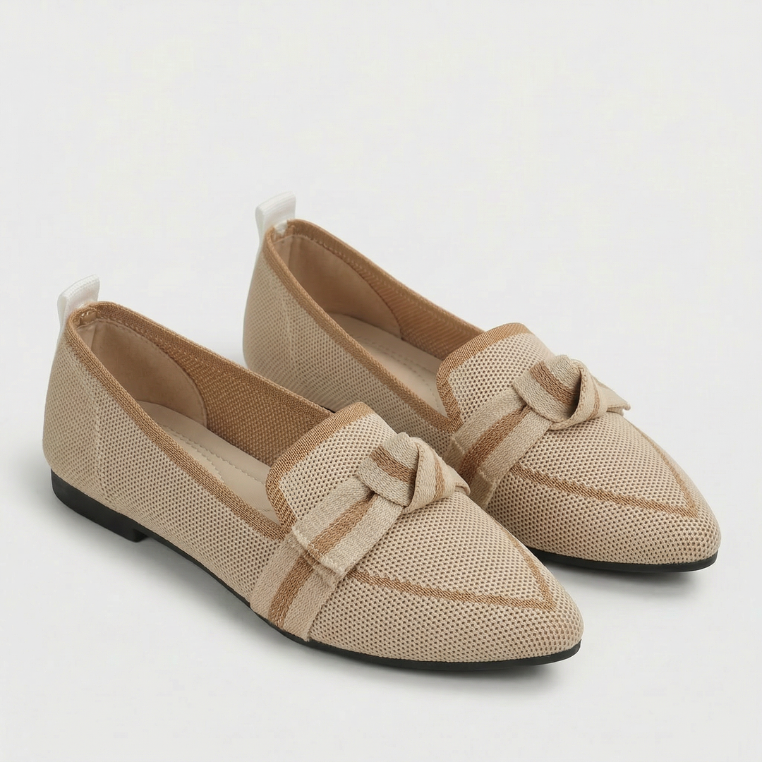 Sayulita Knit Bow Loafers