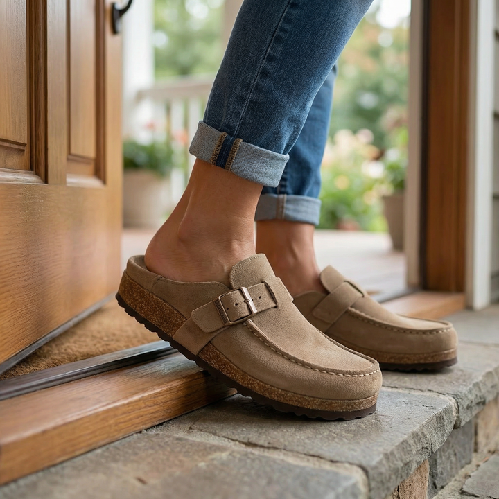 Wanaka Buckle Mule Clogs