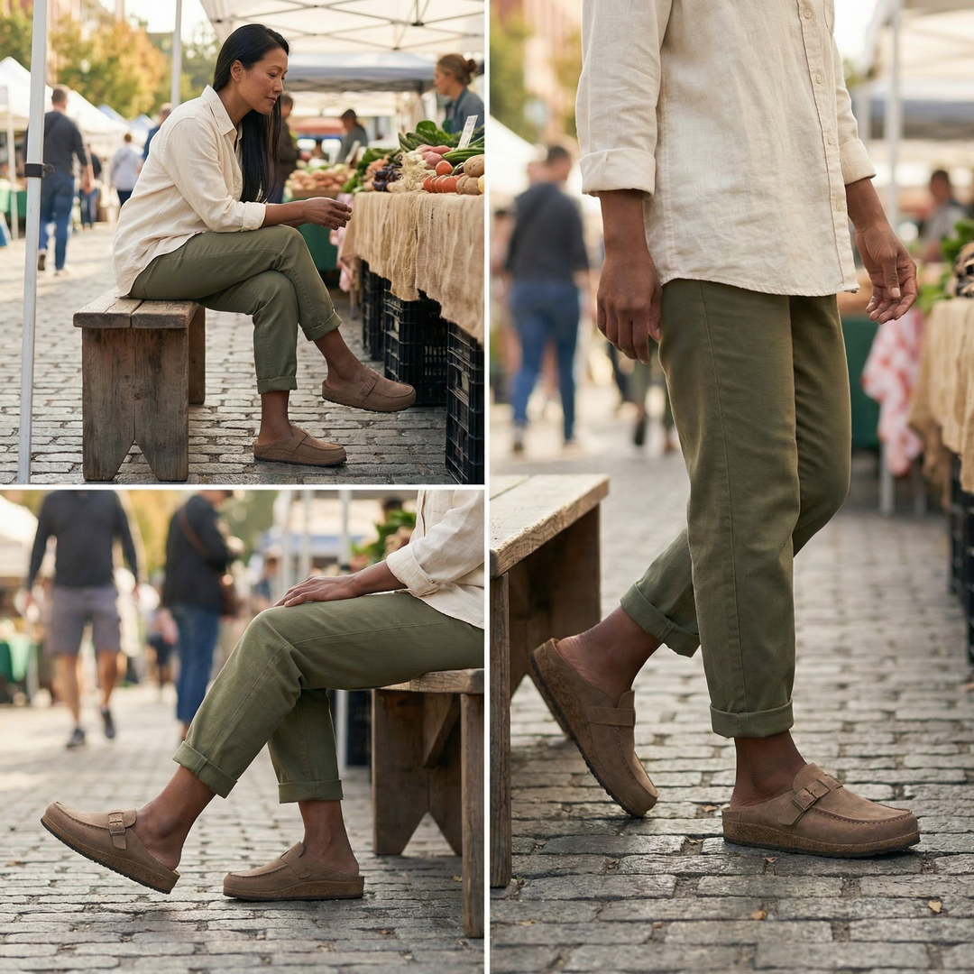 Wanaka Buckle Mule Clogs