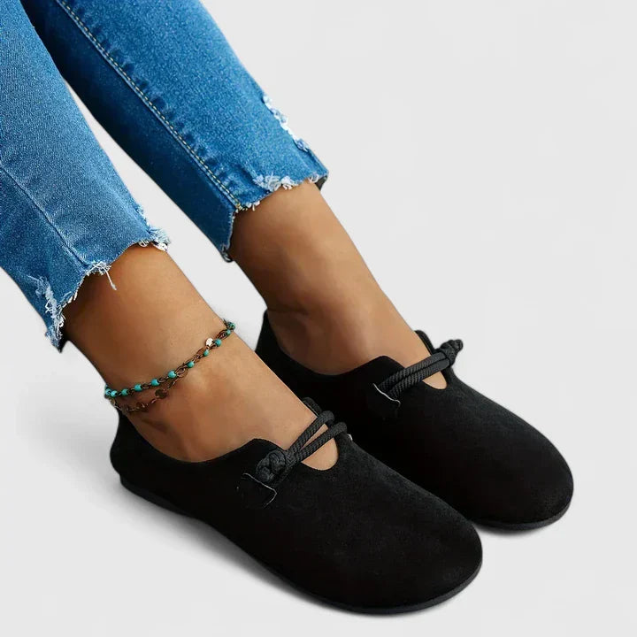 Nantucket Rope-Tie Comfort Flats
