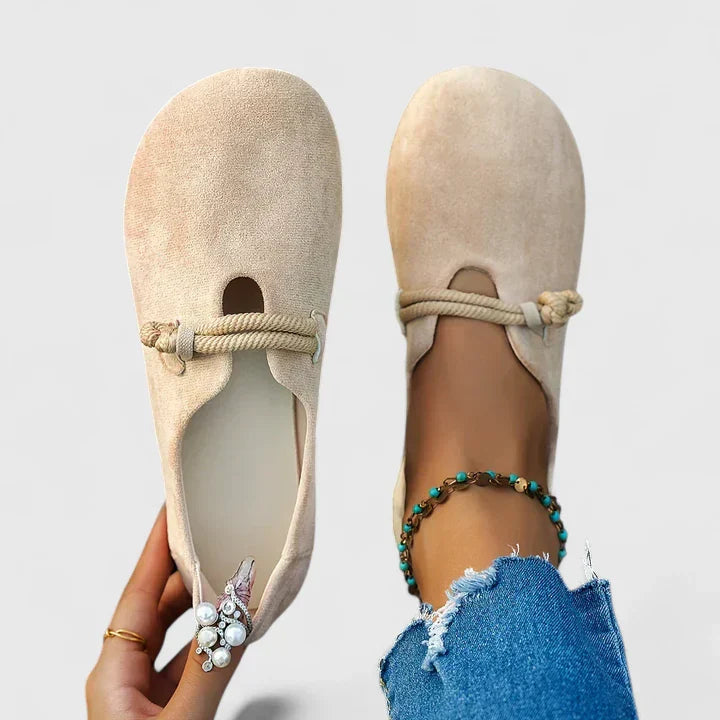 Nantucket Rope-Tie Comfort Flats