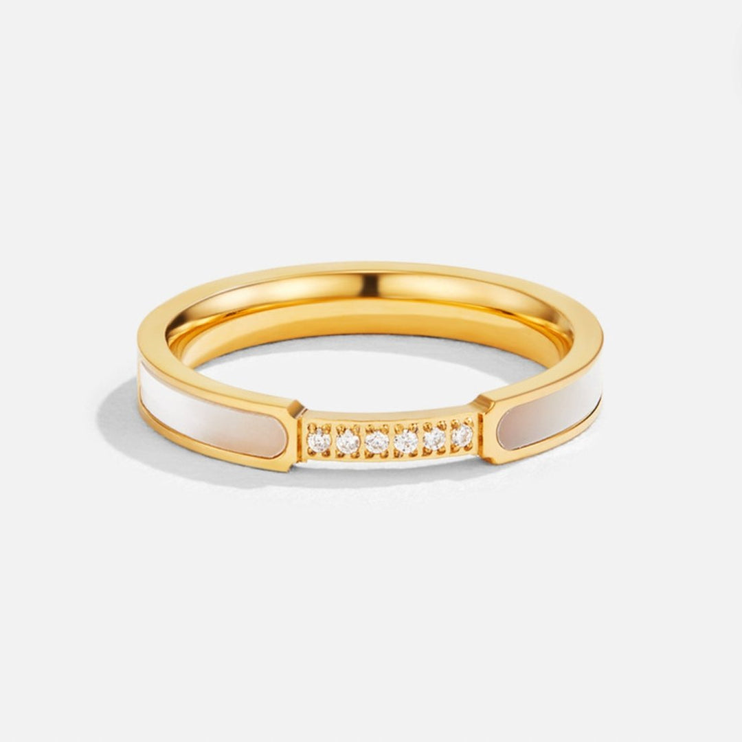 Unity - Pearl & Crystal Ring