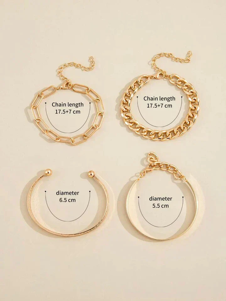 Elan™ | Gold Bracelet Set